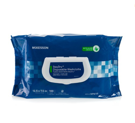Staydry Disposable Wipes bag