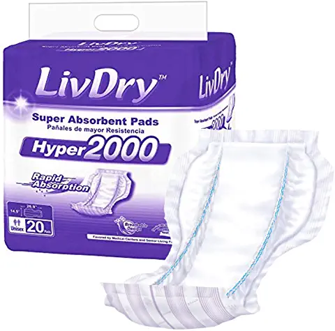 LivDry Hyper 2000 Protective Pads