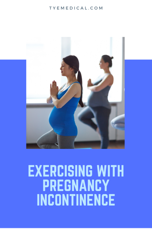 Two pregnant woman doing yoga