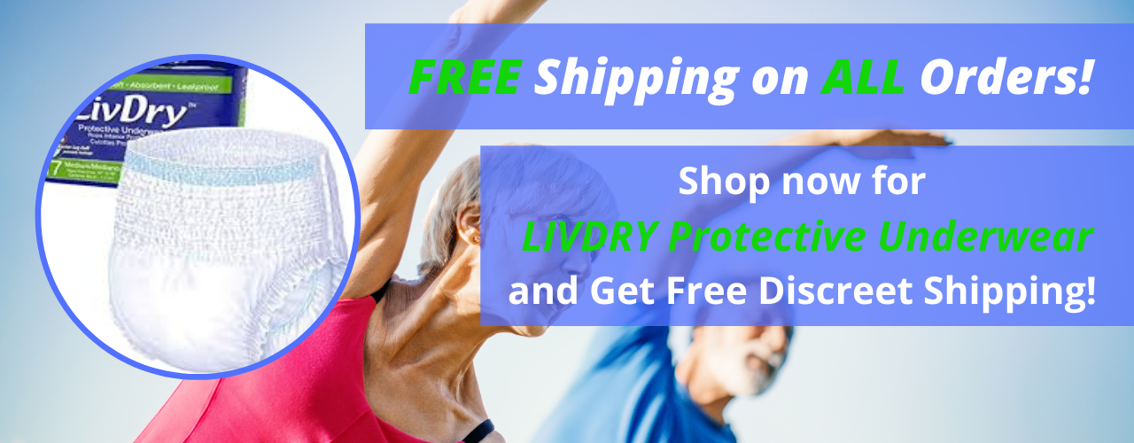 TYE Medical Free Shipping on ALL Orders Protective Underwear