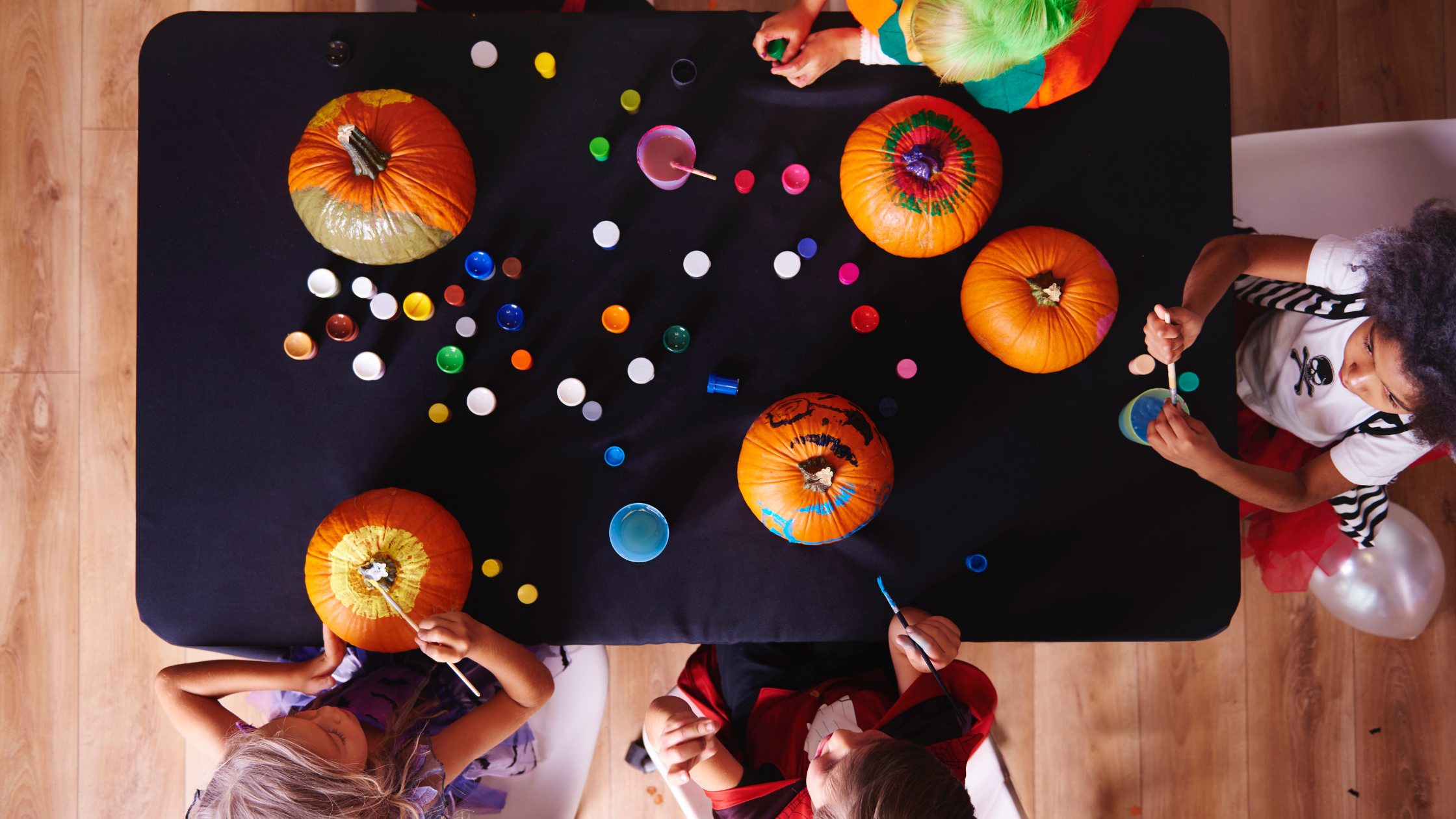 you don't need a knife to decorate pumpkins