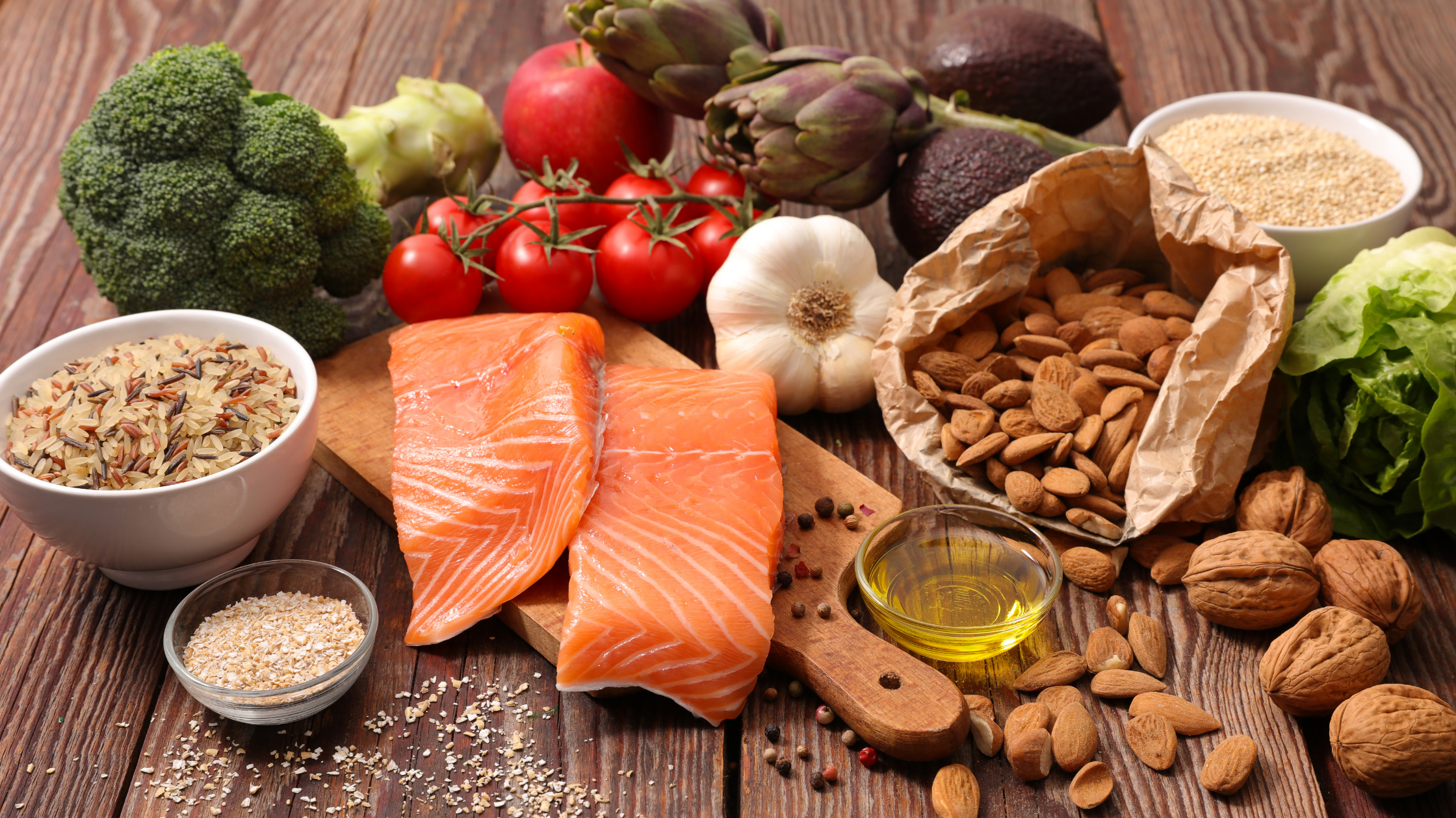 Foods to eat when you have diabetes, salmon, walnuts, broccoli