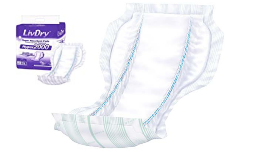 Livdry Protective Underwear Hyper 2000 and Protective Pad