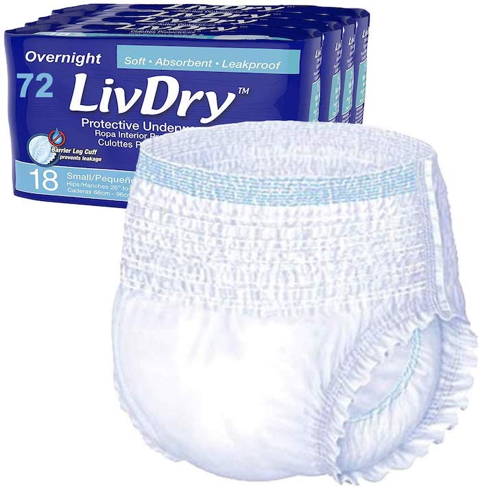 LivDry Protective Underwear, Premium Incontinence Products